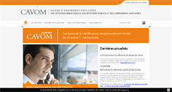 Desktop Screenshot of cavom.fr